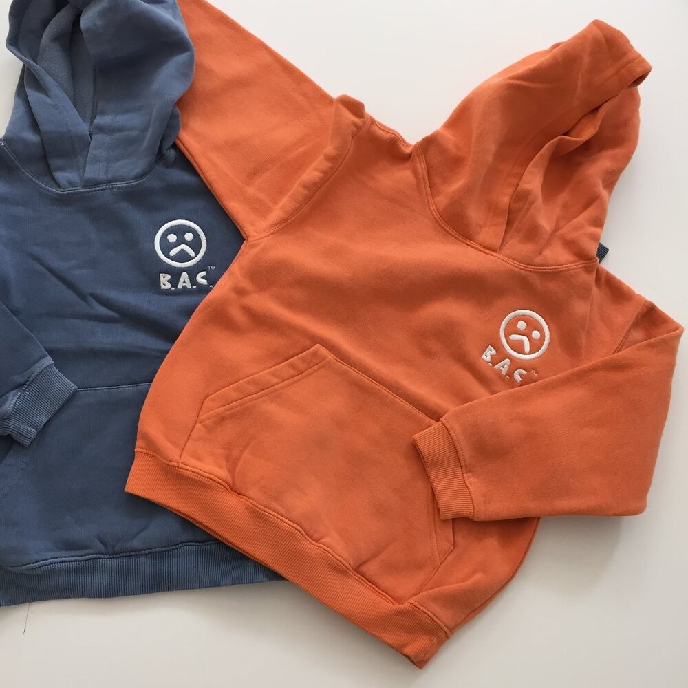 Kids Hoodies in Papaya